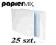 Koperty biurowe C4 białe HK z paskiem  25szt