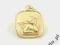 ZŁOTY MEDALIK KOMUNIA CHRZEST PAMIĄTKA ANIOŁEK 585