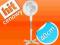 WENTYLATOR DUŻY STOJĄCY SANICO STP ZF4009WL 40cm