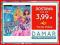 TECZKA Z RĄCZKĄ A4 BARBIE PINK SHOES  [NOWA] PROMO