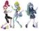 MONSTER HIGH 3 nowe lalki: GIGI GRANT,TWYLA,LAGOON