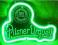 Reklama Neon PILSNER URQUELL  prezenter szyld