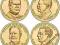 Komplet prezydentów 2013 * 4 monety * Mennica D