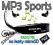 SŁUCHAWKI SPORTOWE MP3 RADIO FM USB do BIEGANIA