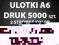 ULOTKI A6 5000 2 stronna - PROJEKT W CENIE fv 23%