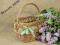 TRADYCYJNY KOSZYK WIKLINOWY NA ZAKUPY PIKNIK