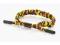 Bransoletka TubeBlets Zebra purple/yellow