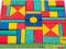 KLOCKI DREWNIANE XL 45 ELEMENTÓW KOLOROWE