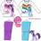 NEW piżama My little Pony kucyk fioletowa r. 92/98