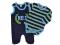 SUPER! Śliczny Komplet body+śpioszki Pippi 50cm