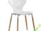 KRZESŁO K164 BIAŁY/BUK DREWNO NOWOŚĆ!!! //