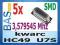 Kwarc SMD 3.579545 MHZ HC49 _ 5 sztuk