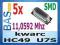 Kwarc SMD 11.0592 MHZ HC49 _ 5 sztuk