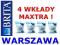 ORYGINAŁ BRITA FILTR WKŁAD MAXTRA  - 4 WKŁADY !