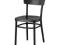 IKEA IDOLF Krzesło do kuchni jadalni CZARNY