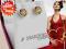 -50% SWAROVSKI ZŁOTE KOLCZYKI SERDUSZKA + PREZENT
