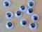 Oczy oczka samoprzylepne ruchome 10 mm, 20 szt.