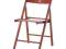 IKEA TERJE Krzesło skł. do kuchni jadalni CZERWONY
