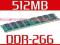 PAMIĘĆ 512MB DDR 266MHz PC2100 FIRMOWA 60-MCY = FV
