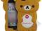 Brązowa Obudowa Bear Brown Case 3D do iPhone 5 5S