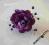QUALITY SZPILKA ozdoba do WŁOSÓW róża FIOLET