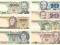 banknoty PRL zestaw UNC komplet 1982 - 1988