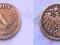 1 PFENNIG 1906 F CESARSTWO NIEMIECKIE