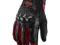 Rękawice FOX Bomber Red skórzane Off-Road Hit 2013