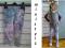 LEGGINSY leginsy getry rurki kwiaty rozm 98 NOWE