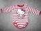 HELLO KITTY, body w paski, roz.86 cm
