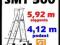 Drabina Magazynowa Aluminiowa SMT-500 FARAONE Drabina Magazynowa Aluminiowa SMT-500 FARAONE