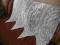 SZYDELKO-zadroska w ząbki gruba cudna!!120/80 cm