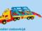 Zabawki WADER Super Truck Ciężarówka + auta 36640