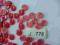 Guziki z tworzywa śr.11mm k.c.róż prł 70szt. J.776