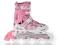 Nowe Rolki Cougar Thunder Pink ALU reg.30-33 ABEC7