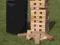 HIT !! Gigantyczna Ogrodowa Drewniana Wieża JENGA