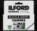 Aparat jednorazowy Ilford HP5 400/27 czarno-biały.