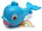 Wieloryb z fontanną - nakręcany do wanny