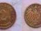 2 PFENNIGI 1908 A CESARSTWO NIEMIECKIE