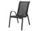 KRZESŁO OGRODOWE SICILY CZARNE STAL 412