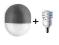 Kinkiet zewnętrzny Philips FOREST + Żarówka 12W