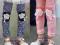 LEGGINSY GETRY Z RÓŻYCZKAMI I KOKARDKAMI 98/104