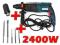 WIERTARKA MŁOT UDAROWY 2400W SDS+ UCHWYT + WIERTŁA