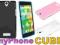 FUTERAŁ ETUI DO myPhone CUBE  TPU +2xFOLIA+RYSIK