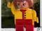 LEGO DUPLO FIGURKA PANI MAMA czerwone spodnie