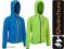 -30% QUECHUA polar Hoodie Light NEONOWY bluza 10 l