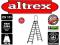 Drabiny drabina aluminiowa dwustronna 2x10 ALTREX