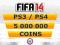 FIFA 14 FUT Coins Monety Coinsy PS3 PS4 - 5000K 5M