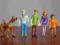 SCOOBY DOO ZESTAW 10 SZT. FIGUREK W-WA