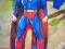SUPERMAN SPIDERMAN polarowy pajacyk piżamka 116 3D